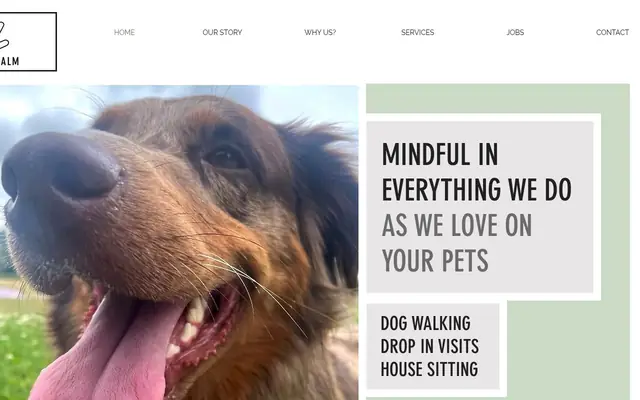 Homepage of Paw & Palm – cat sitter in Mercer Island, WA