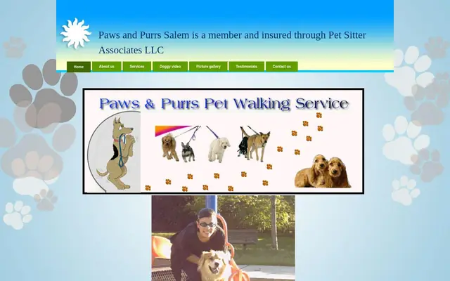 Homepage of Paws and Purrs – cat sitter in Peabody, MA