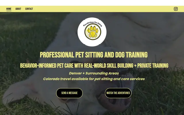 Homepage of Pawsitivitaye Pet Sitting – cat sitter in Denver, CO