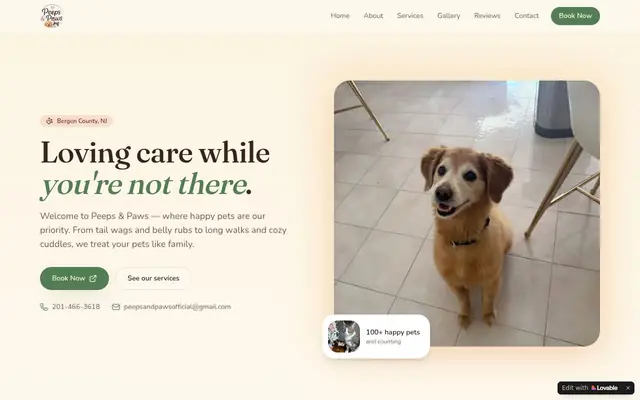 Homepage of Peeps and Paws – cat sitter in Bronx, NY