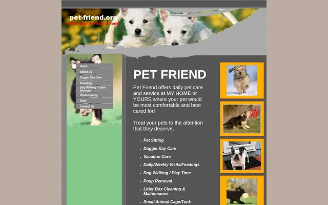 Homepage of Pet Friend - Boarding in My Home or Yours – cat sitter in Blue Point, NY