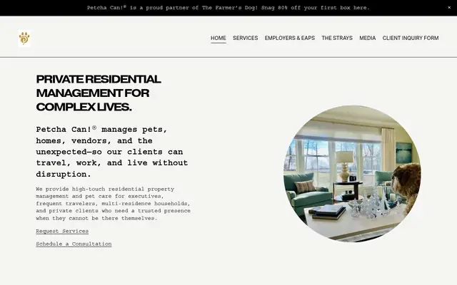 Homepage of Petcha Can! – cat sitter in Allston, MA