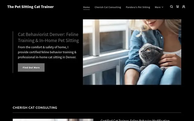 Homepage of P&C Pet Sitting & Consulting, LLC – cat sitter in Centennial, CO