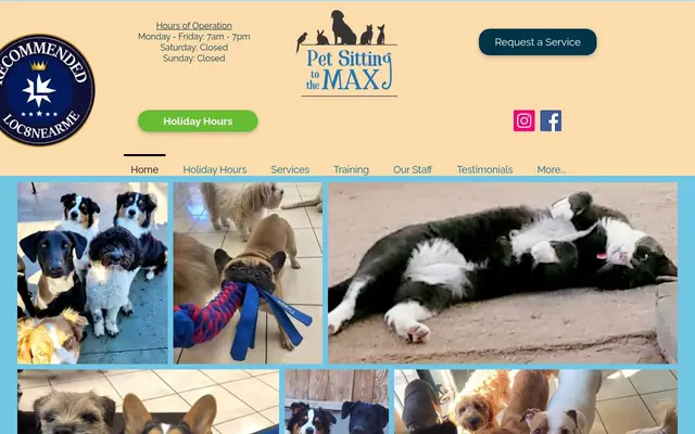 Homepage of Pet Sitting To The MAX – cat sitter in Mountain View, CA