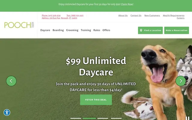 Homepage of Pooch Hotel Norwalk – cat sitter in Norwalk, CT