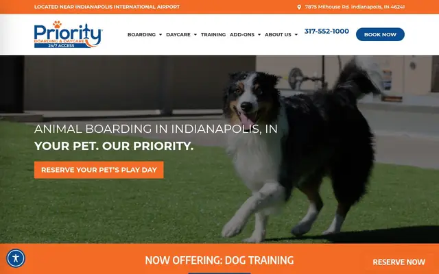 Homepage of Priority Boarding – cat sitter in Indianapolis, IN