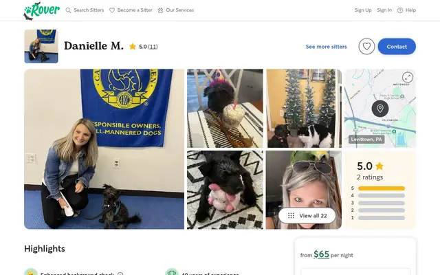 Homepage of Happy Tails – cat sitter in Langhorne, PA