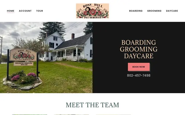 Homepage of Rose Hill Pet Services – cat sitter in Woodstock, VT