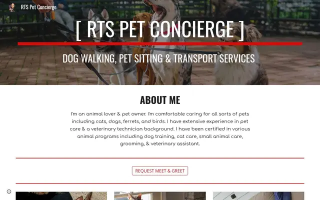Homepage of RTS Pet Concierge (Formerly Baronne Street Pets) – cat sitter in New Orleans, LA