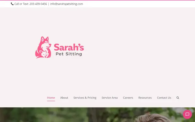 Homepage of Sarah's Pet Sitting – cat sitter in Cheshire, CT