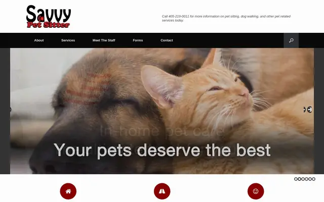 Homepage of Savvy Pet Sitter. – cat sitter in Oklahoma City, OK