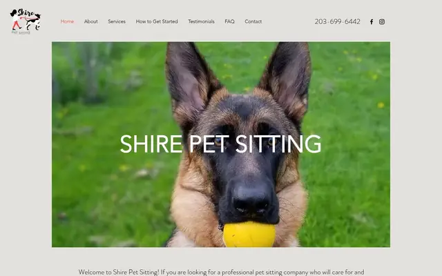 Homepage of Shire Pet Sitting – cat sitter in Cheshire, CT