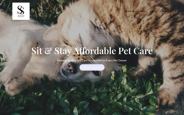 Homepage of Sit & Stay Affordable Pet Care LLC – cat sitter in Alexandria, VA