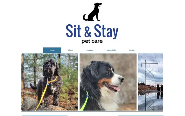 Homepage of Sit & Stay pet care – cat sitter in Kingston, MA