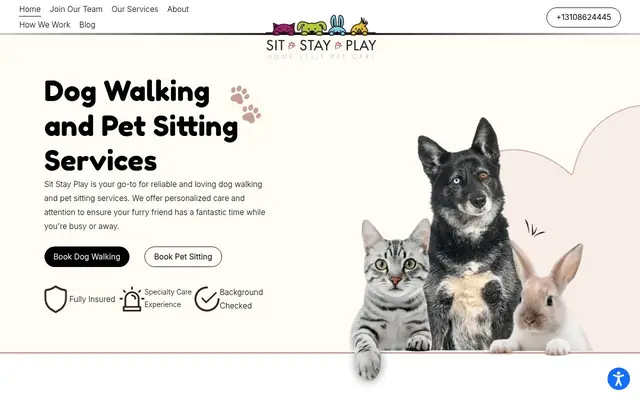 Homepage of Sit Stay Play – cat sitter in Marina Del Rey, CA
