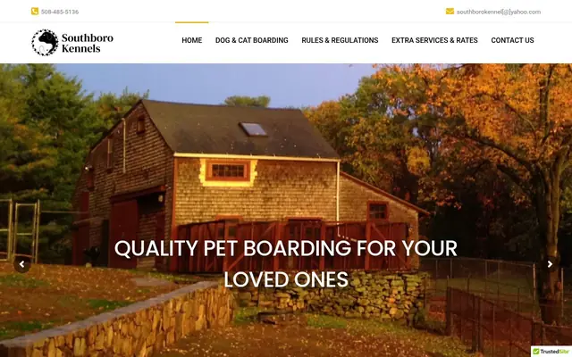 Homepage of Southboro Kennels – cat sitter in Southborough, MA