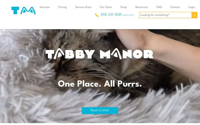Homepage of Tabby Manor – cat sitter in El Cajon, CA
