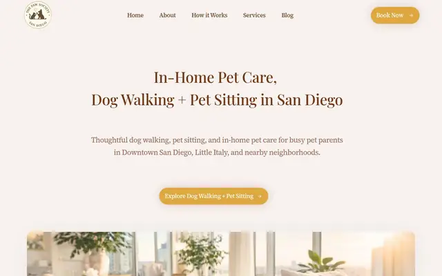 Homepage of The Paw Society – cat sitter in Chula Vista, CA