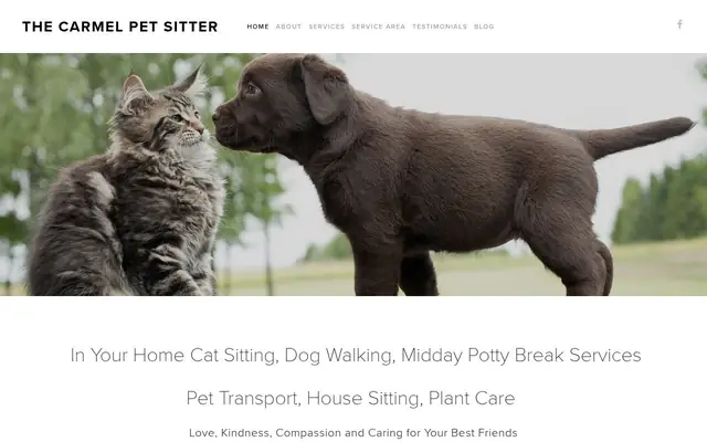 Homepage of The Carmel Pet Sitter LLC – cat sitter in Indiana