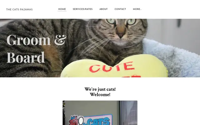 Homepage of Cat's Pajamas – cat sitter in Pasadena, CA