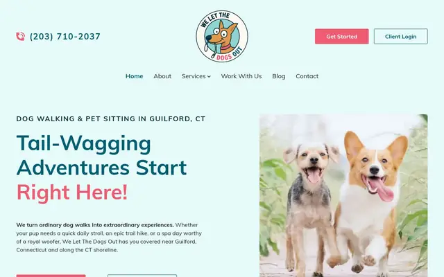 Homepage of We Let the Dogs Out – cat sitter in Connecticut