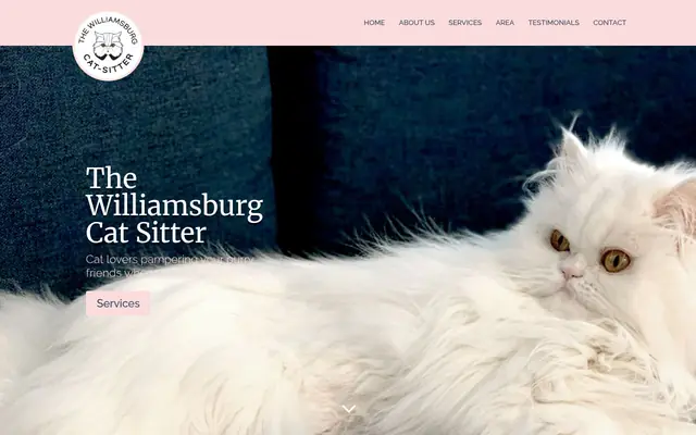 Homepage of The Williamsburg Cat Sitter – cat sitter in New York