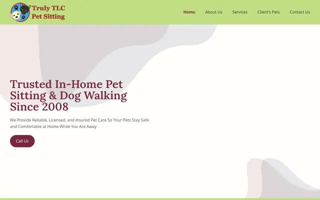 Homepage of Truly TLC Pet Sitting – cat sitter in Ladera Ranch, CA