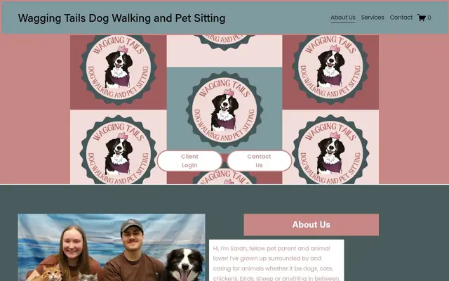 Homepage of Wagging Tails Dog Walking and Pet Sitting – cat sitter in Middletown Township, NJ