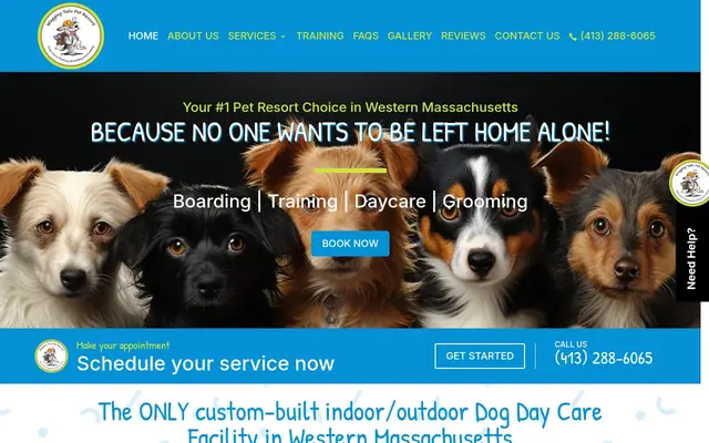 Homepage of Wagging Tails Pet Resort – cat sitter in Hadley, MA