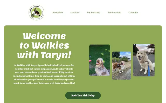 Homepage of Walkies with Taryn – cat sitter in Shoreline, WA