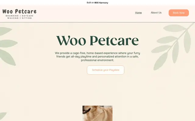 Homepage of Woo Petcare – cat sitter in Euless, TX