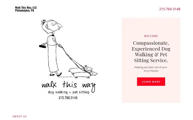 Homepage of Walk This Way LLC – cat sitter in Philadelphia, PA