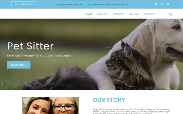 Homepage of Yappy Pet Sitting – cat sitter in Euless, TX