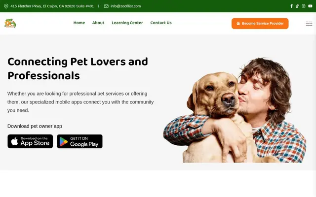 Homepage of Zoofilist – cat sitter in El Cajon, CA