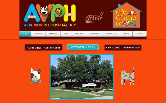 Homepage of The Cat Clinic of AVPH – cat vet in Edmond, OK