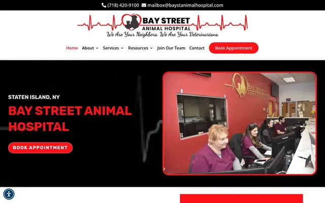 Homepage of Bay Street Animal Hospital – cat vet in Staten Island, NY