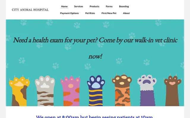 Homepage of City Animal Hospital – cat vet in Oklahoma City, OK