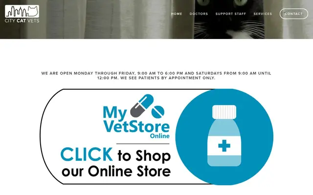 Homepage of City Cat Vets – cat vet in Philadelphia, PA