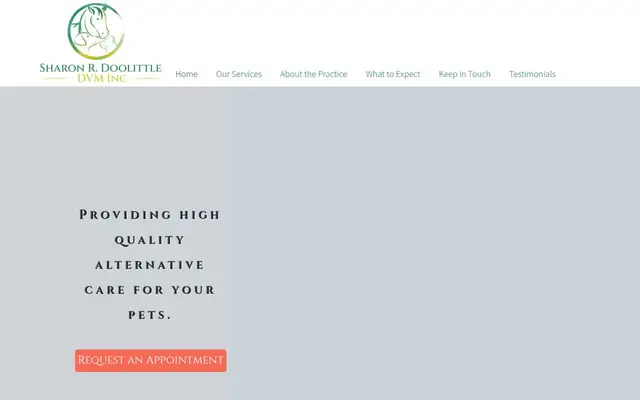 Homepage of Sharon R Doolittle DVM Inc – cat vet in Smithfield, RI
