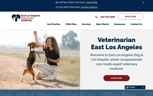 Homepage of East Los Angeles Dog and Cat Hospital – cat vet in Los Angeles, CA