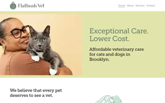 Homepage of Flatbush Veterinary Clinic – cat vet in Brooklyn, NY