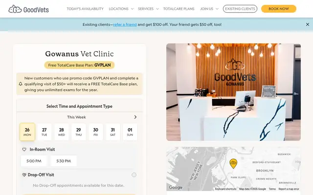 Homepage of GoodVets Gowanus – cat vet in Brooklyn, NY
