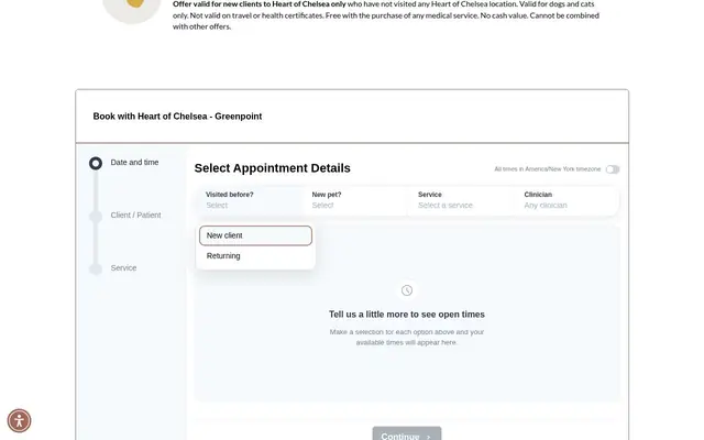 Homepage of Heart of Chelsea - Greenpoint – cat vet in Greenpoint, NY