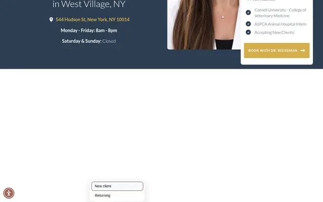 Homepage of Heart of Chelsea - West Village – cat vet in New York, NY