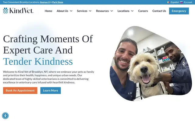 Homepage of Kind Vet – cat vet in Brooklyn, NY