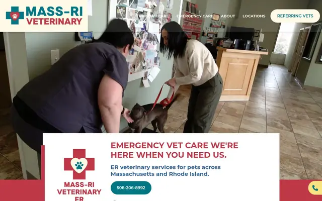 Homepage of Mass-RI Veterinary ER – cat vet in Swansea, MA