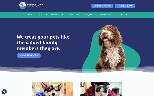 Homepage of Middletown Animal Clinic – cat vet in Bronx, NY