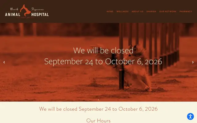 Homepage of North Figueroa Animal Hospital – cat vet in Highland Park, CA