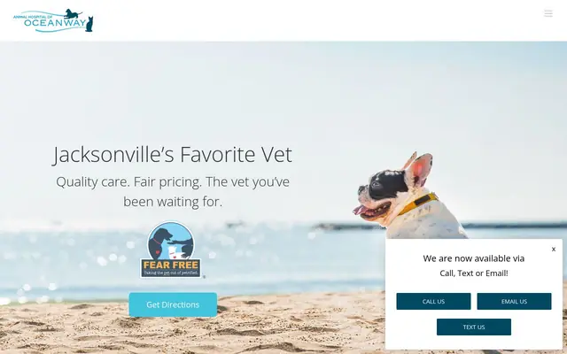 Homepage of Animal Hospital of Oceanway – cat vet in Jacksonville, FL