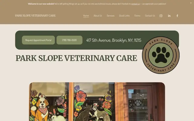 Homepage of Park Slope Veterinary Care – cat vet in Brooklyn, NY